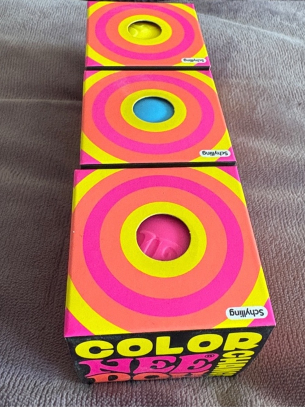 Needoh color changing  Toy - Pink, Yellow, Orange